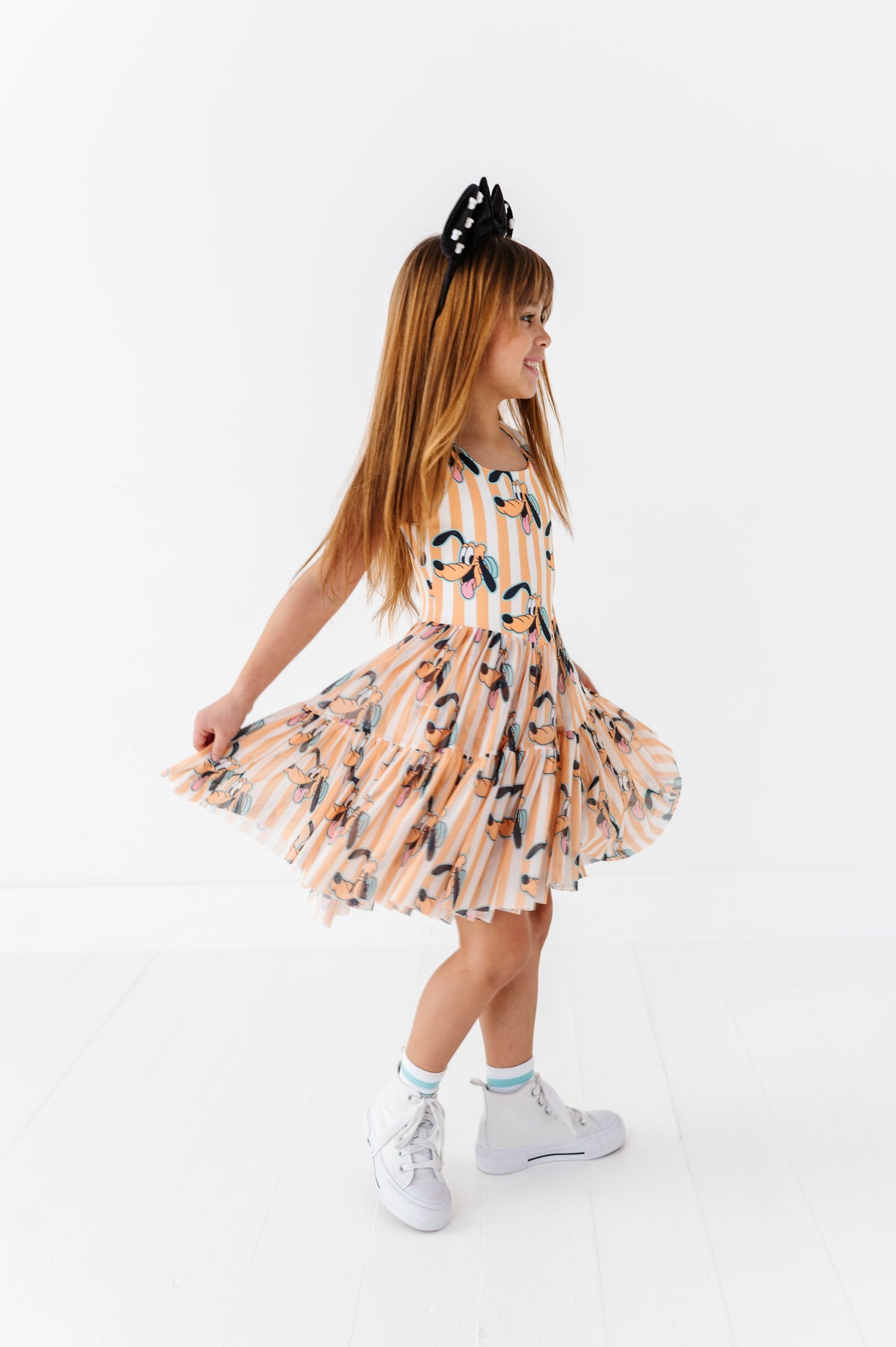 PLUTO Stripe (KIDS) | Mesh DRESS
