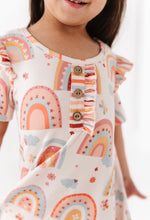 Load image into Gallery viewer, BOHO RAINBOW | Nightgown (with shorts)