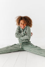 Load image into Gallery viewer, OLIVE | Vintage 1/4th HOODIE-JOGGER Set