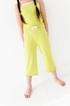 Load image into Gallery viewer, Lime Wedge | Tank + Wide Leg RIB Set