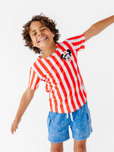 Load image into Gallery viewer, Mickey Pocket (RED Stripes) | KIDS TEE
