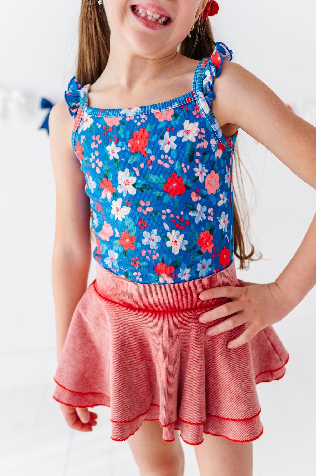 Freedom Floral | RIB TANK