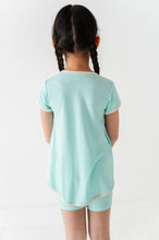 Load image into Gallery viewer, Ocean | Mini Dress + Biker Shorts RIB Set