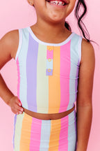 Sherbert Stripes | BOY SHORTS 2-PIECE