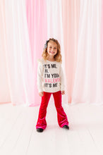 Load image into Gallery viewer, It’s Me, Valentine | Cream Ruffle Long Sleeve