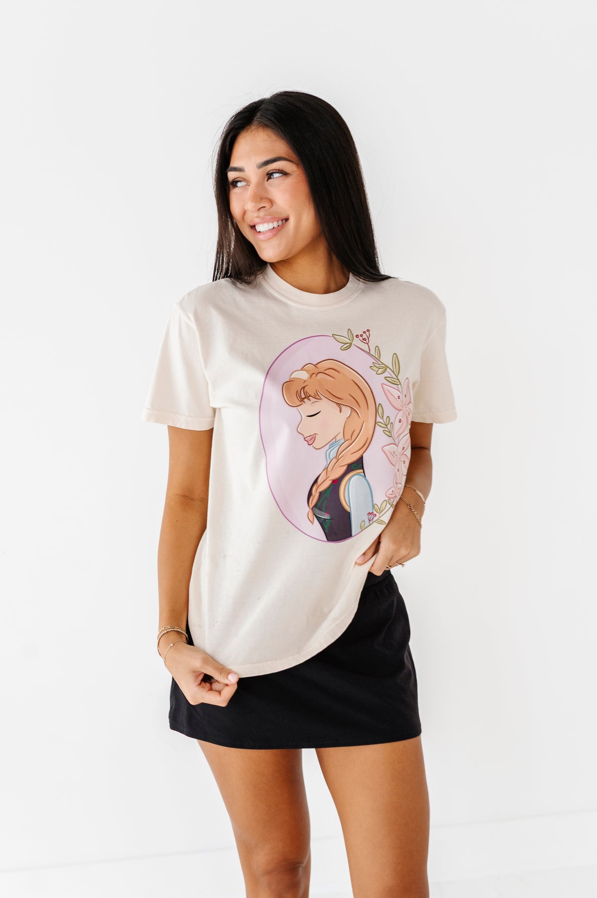 Ana | ADULT tee (CROP + FULL LENGTH HERE)