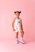 Sugar Berry | Twisty Back Active Dress (with shorts!)