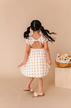 Load image into Gallery viewer, Honey Gingham | TIE-BACK DRESS