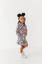 Load image into Gallery viewer, Checkered Minnie Pumpkins | KIDS 1/4th Zip Up