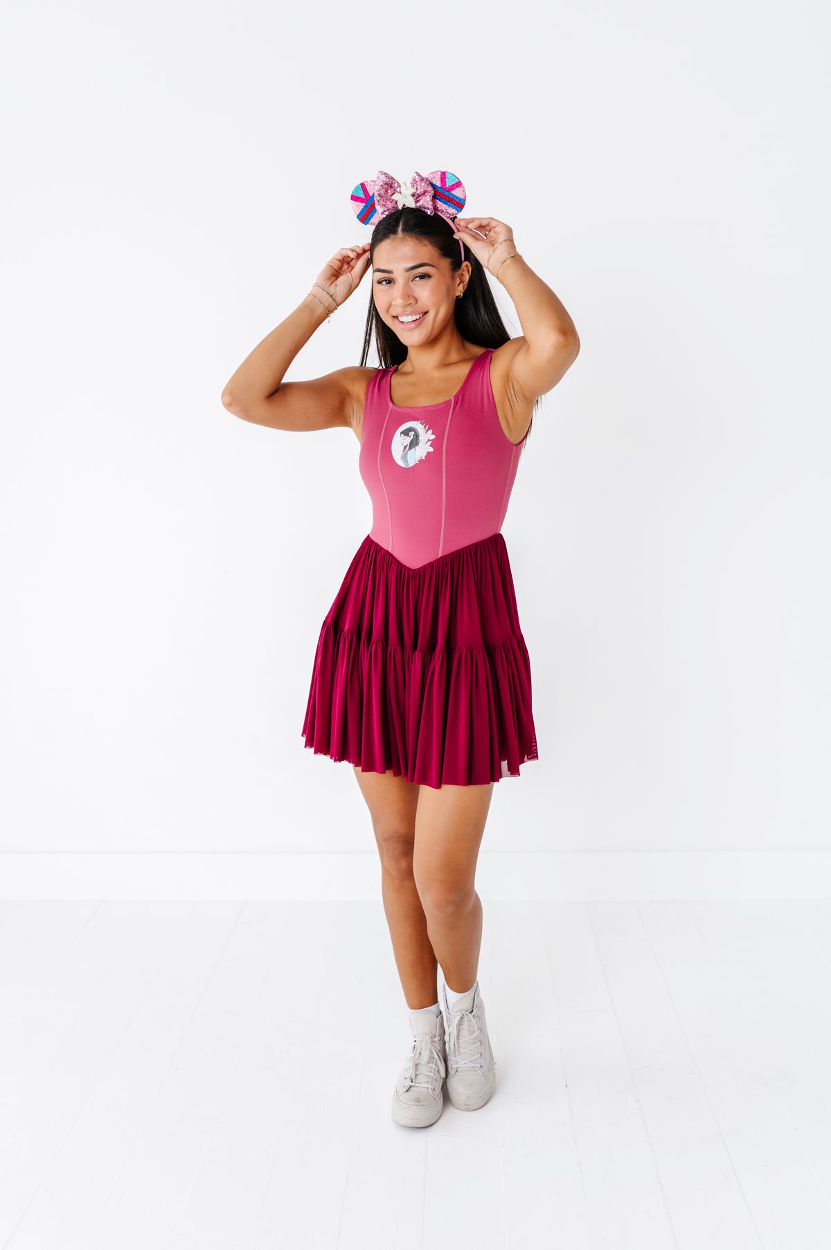 Mulan (ADULT) | Wine Mesh DRESS