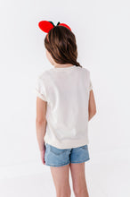 Load image into Gallery viewer, Mickey Bow Frame | KIDS CREAM TEE