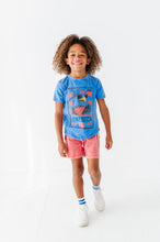 Load image into Gallery viewer, Eagle Stamp | BLUE Boys Curve Hem Tee