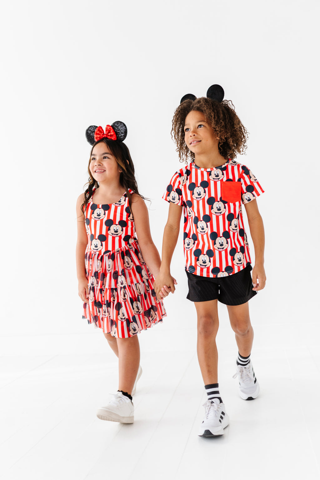 MICKEY Stripe (KIDS) | Athletic TEE