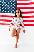 Load image into Gallery viewer, Liberty Bears | 1/4th Zip Rashguard 2-Piece