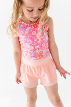 Load image into Gallery viewer, Neon Floral | Twisty Back Tank