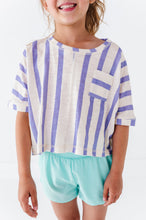 Load image into Gallery viewer, Wild Grape Stripe | Boxy Crop