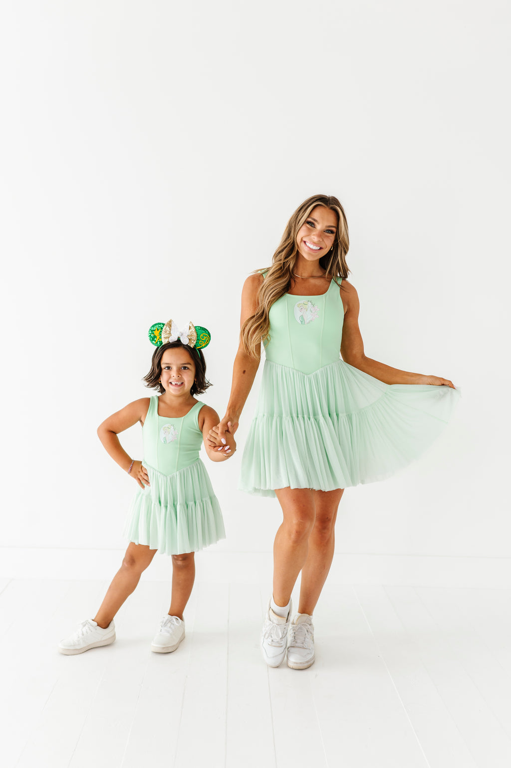 Tink (KIDS) | Lime Mesh DRESS