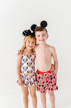 Load image into Gallery viewer, Purple Stripe Minnie | TWO-PIECE Skirted Suit