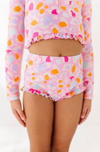 Load image into Gallery viewer, Leopard: 1/4th Zip Rashguard TWO-PIECE