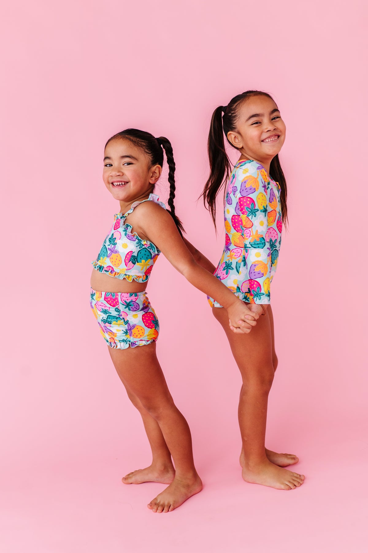 Sweet Strawberry | BANDEAU RUFFLE 2-PIECE