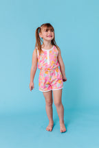 Tutti Fruitti Blossom | TERRY TANK ROMPER