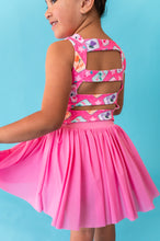 Load image into Gallery viewer, Hot Pink Girly Pop | Strappy Back Tank SET