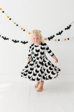 Load image into Gallery viewer, BLACK CATS | Twirl Dress