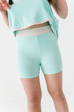 Load image into Gallery viewer, Ocean | Mini Dress + Biker Shorts RIB Set