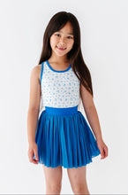 Load image into Gallery viewer, Blue Petite Floral | Retro Tank SET