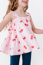 Load image into Gallery viewer, Very Cherry (PINK) Peplum + Pants SET