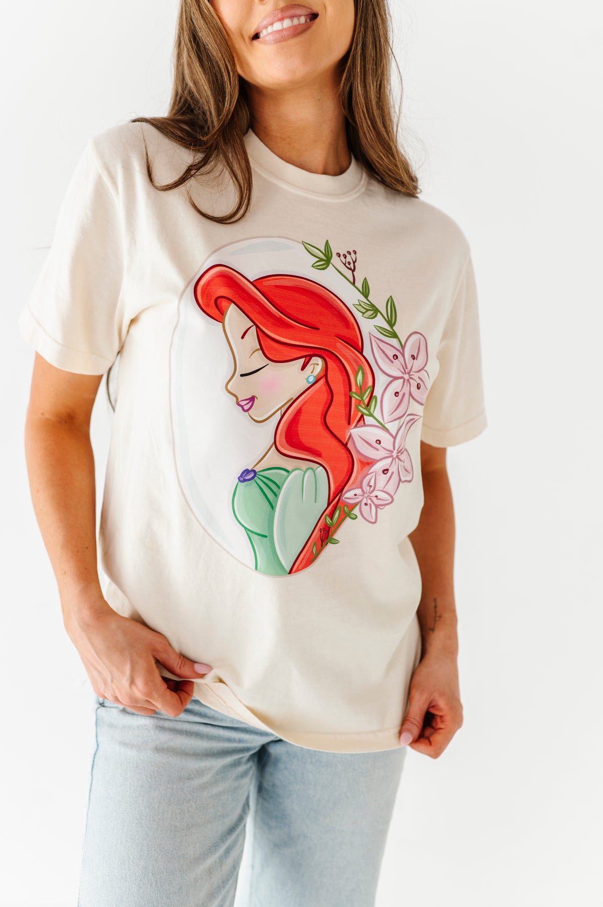 Ariel | ADULT tees (*CROP + FULL LENGTH HERE)