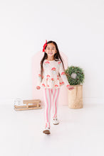 Load image into Gallery viewer, Pink Santas | PEPLUM