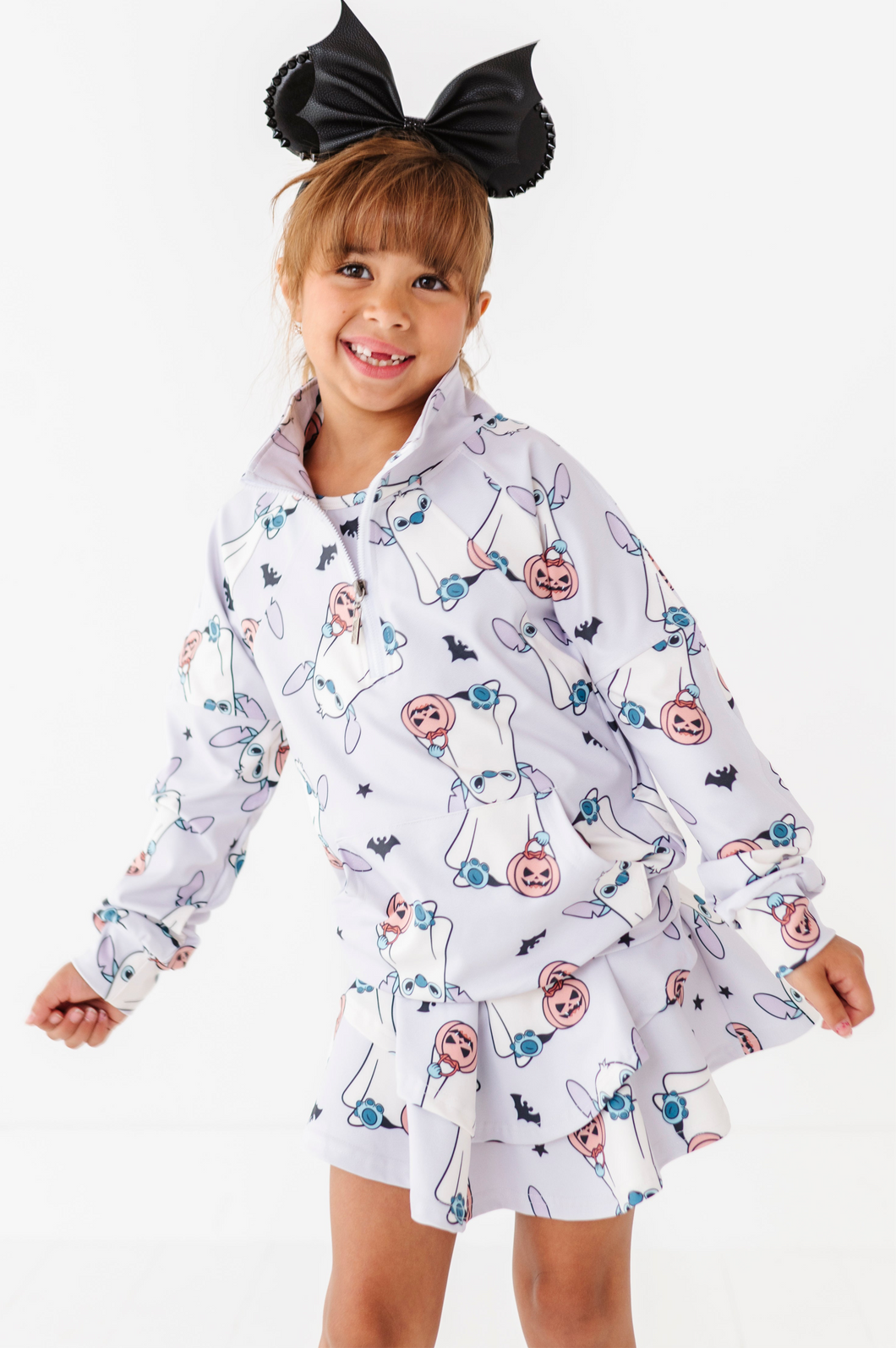 Spooky Stitch | KIDS 1/4th Zip Up