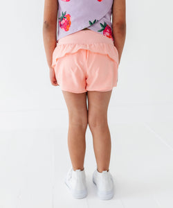 Peachy Pearl | Ruffle Bum Runner Shorts