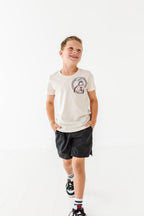 Goofy Circle | KIDS CREAM TEE