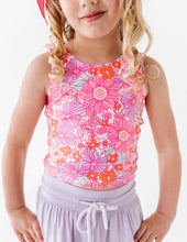Load image into Gallery viewer, Neon Floral | Twisty Back Tank