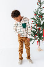 Hearth Plaid | Hoodie Henley