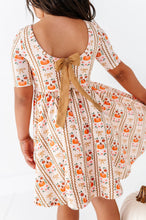 Load image into Gallery viewer, Harvest Charm | Bow Back Twirl Dress