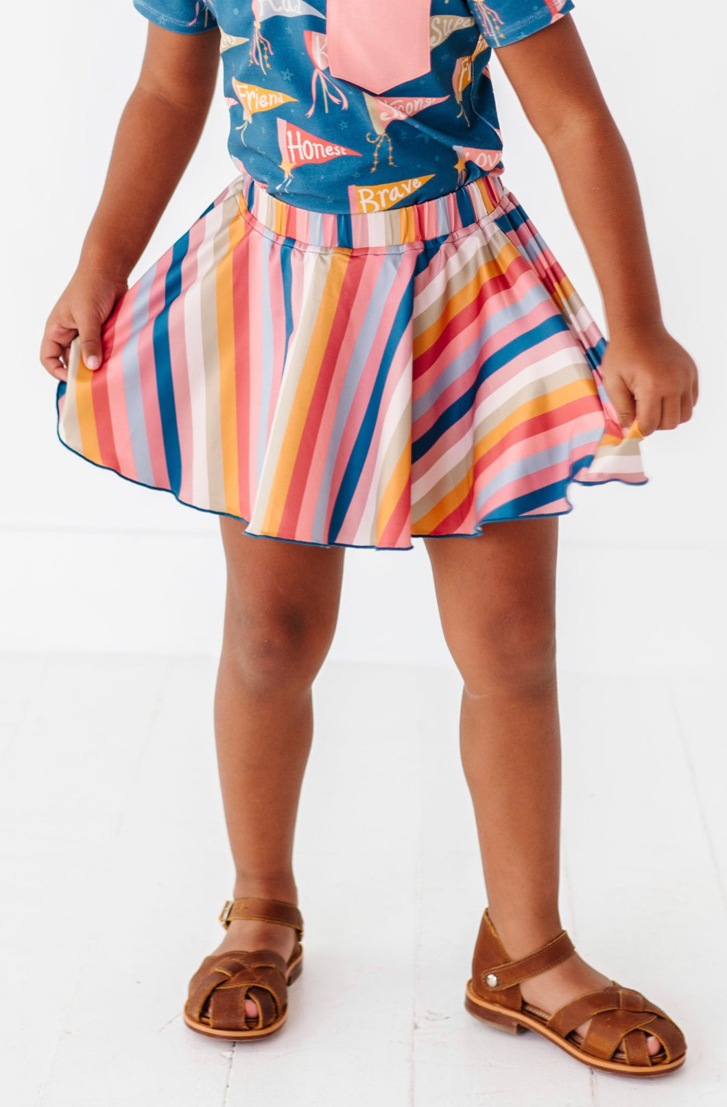 SCHOOL STRIPES | SKORT