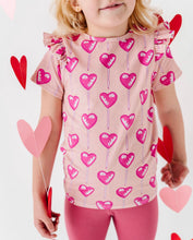 Load image into Gallery viewer, HEART SUCKERS | Ruffle Shoulder Tee