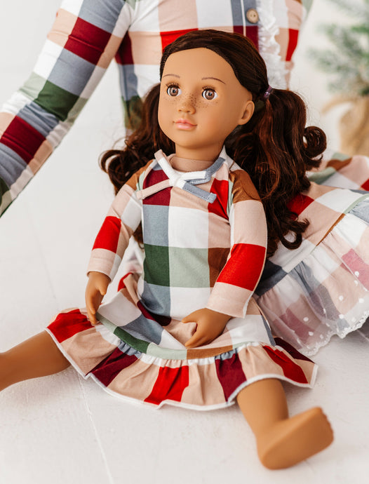 Holiday Plaid | DOLL DRESS