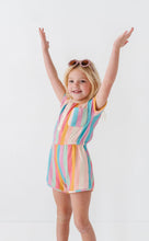 Load image into Gallery viewer, Sunset Stripes | Terry Romper