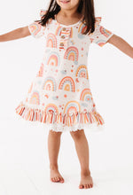 Load image into Gallery viewer, BOHO RAINBOW | Nightgown (with shorts)