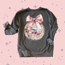 Load image into Gallery viewer, ADULT | Disco Ball Bow Sweatshirt