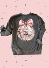 Load image into Gallery viewer, ADULT | Disco Ball Bow Sweatshirt