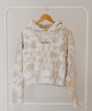 Load image into Gallery viewer, TIE-DYE ‘MAMA’ | CROPPED HOODIE