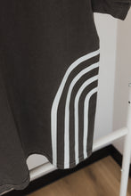 Load image into Gallery viewer, Modern Rainbow | CHARCOAL (full length) TEE