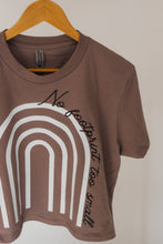 Load image into Gallery viewer, Modern Rainbow | ESPRESSO CROPPED Tee