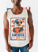 Load image into Gallery viewer, Eagle Stamp | ADULT TANK (cream)
