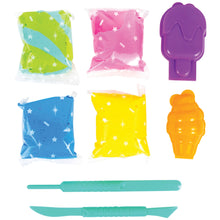 Load image into Gallery viewer, Mixy Squish: Scented Ice Cream Fluffy Clay Kit